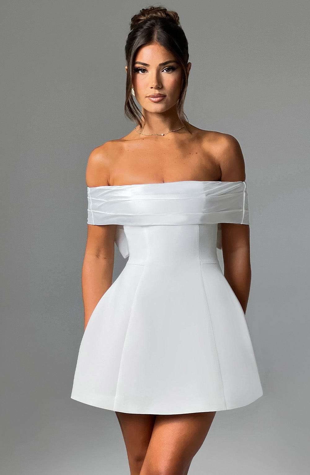 Delta Mini Dress - Ivory Ryvelle