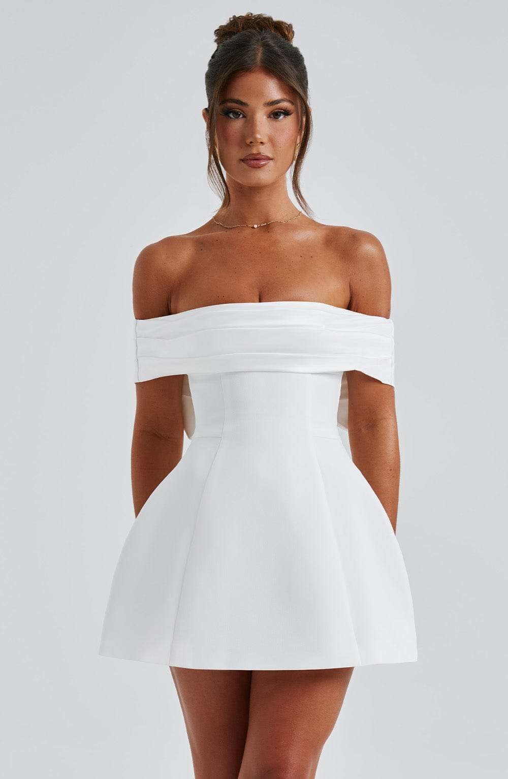 Delta Mini Dress - Ivory Ryvelle