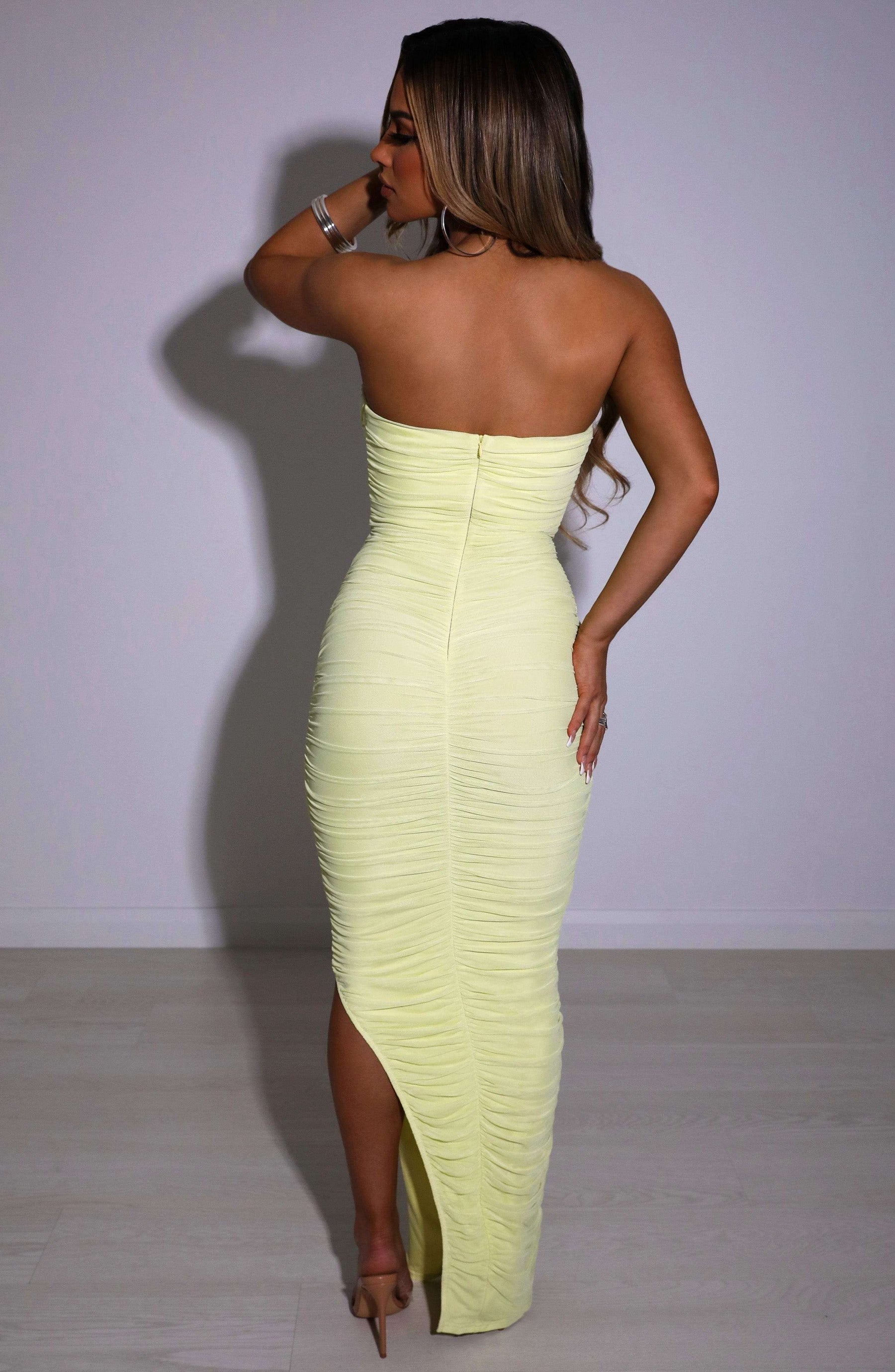 Demi Maxi Dress - Lime Ryvelle