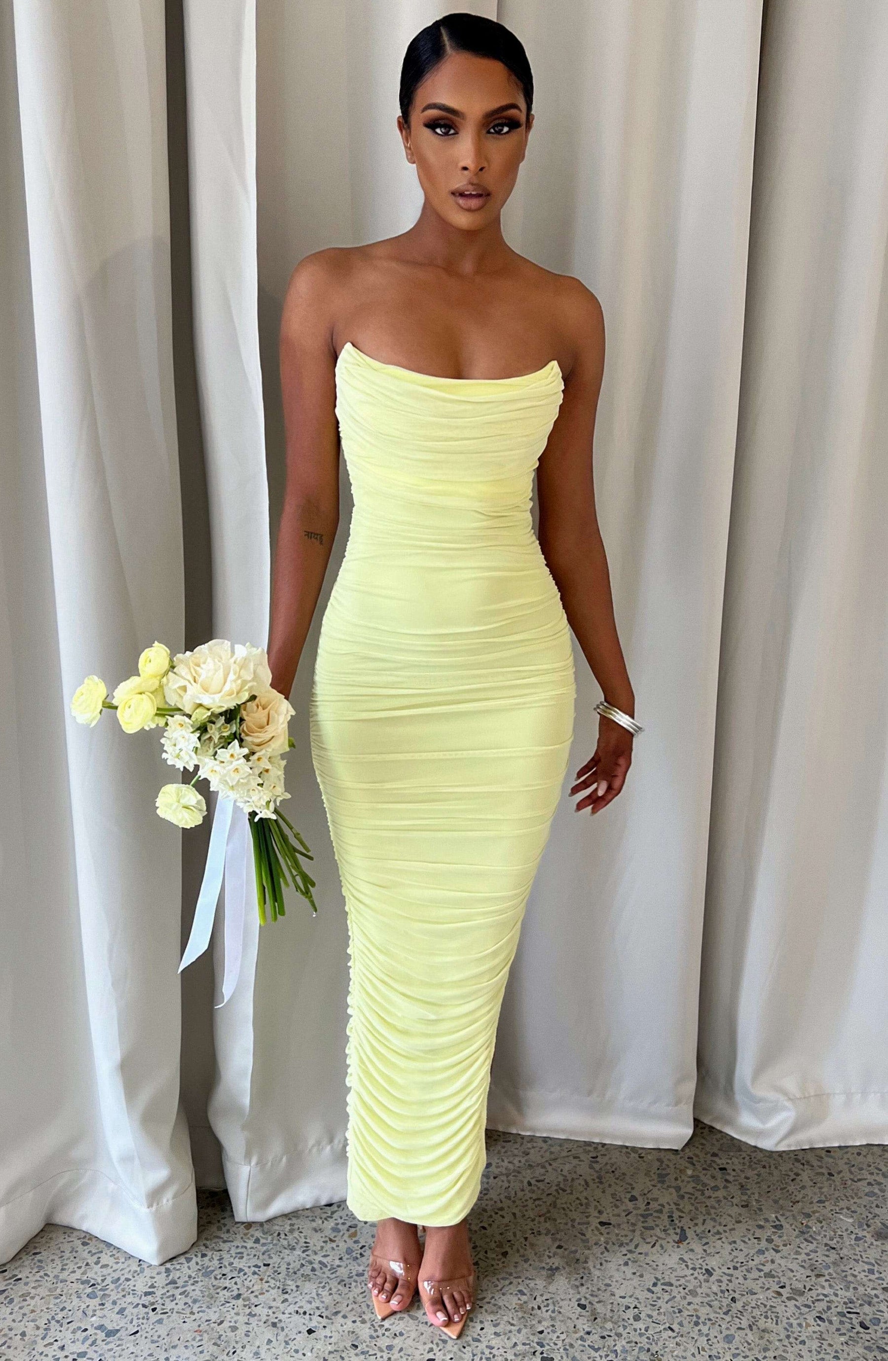 Demi Maxi Dress - Lime Ryvelle