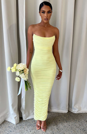 Demi Maxi Dress - Lime Ryvelle