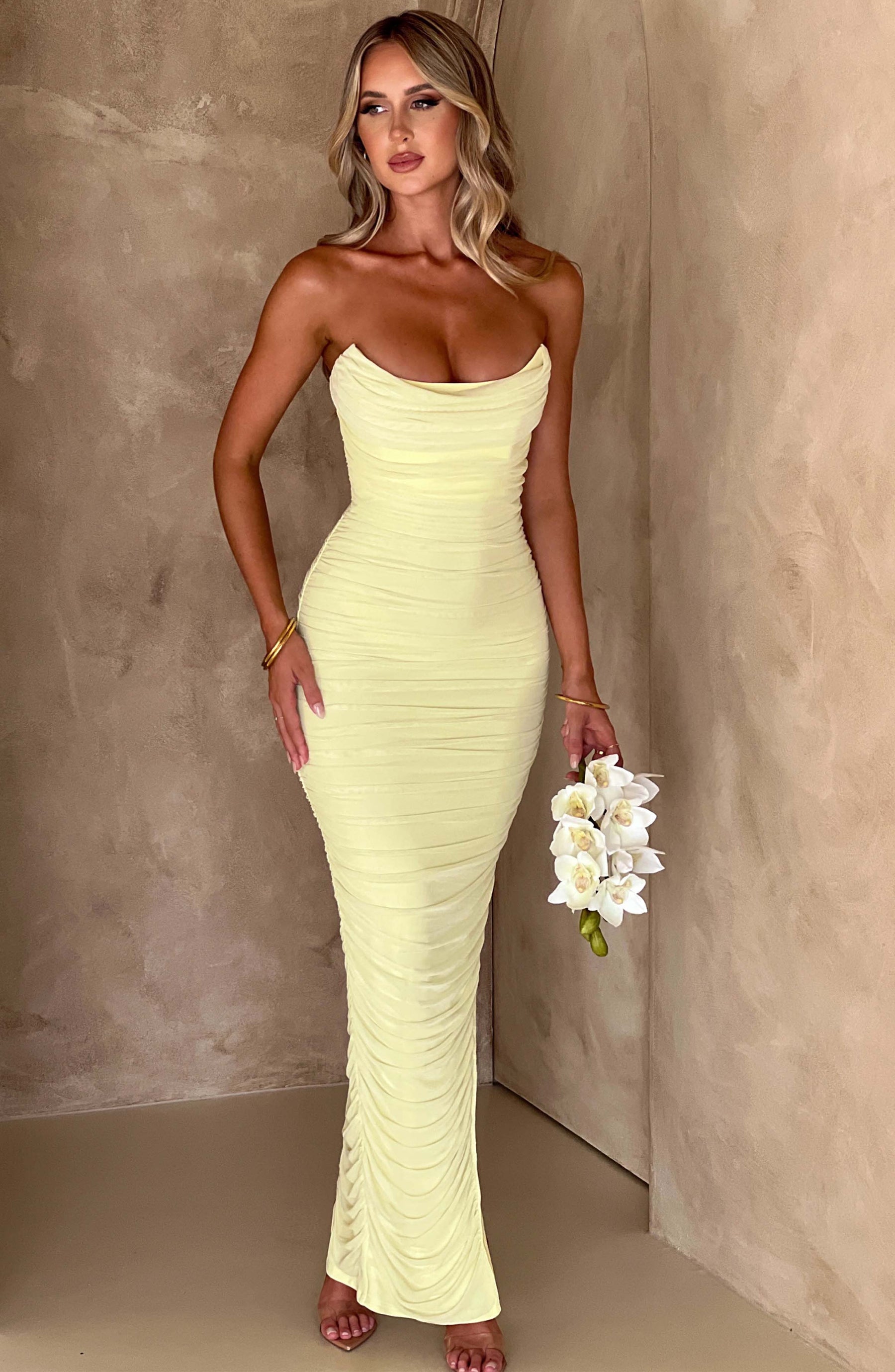 Demi Maxi Dress - Lime Ryvelle