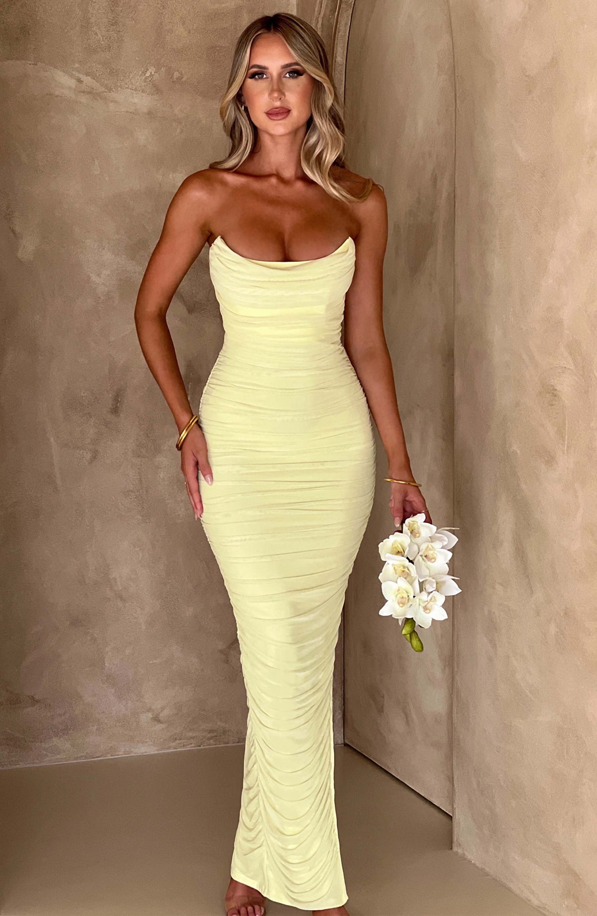 Demi Maxi Dress - Lime Ryvelle