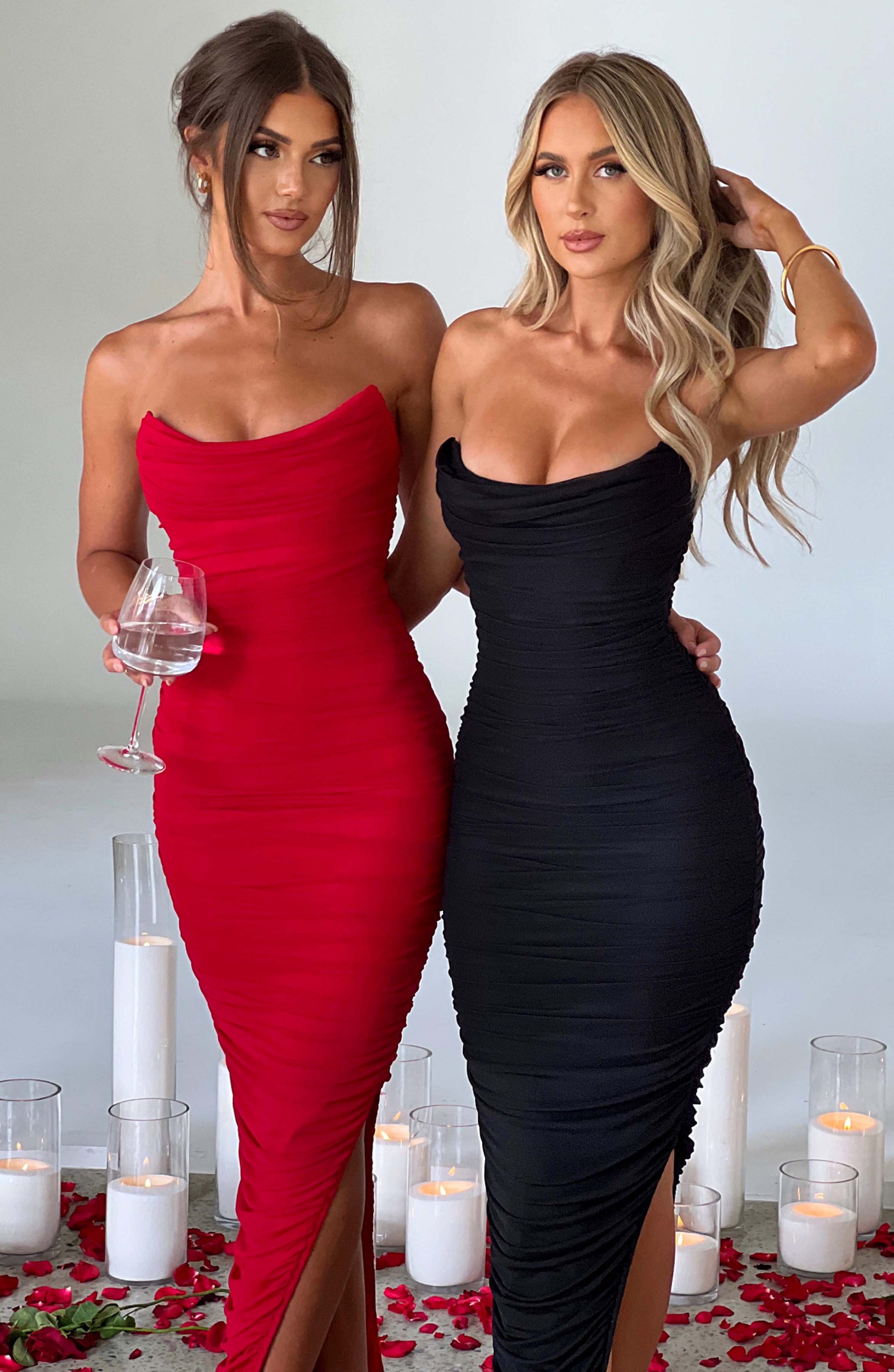 Demi Maxi Dress - Red Ryvelle