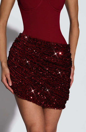 Denise Mini Dress - Wine Ryvelle