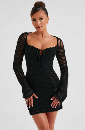 Dezi Mini Dress - Black Ryvelle