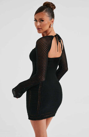 Dezi Mini Dress - Black Ryvelle