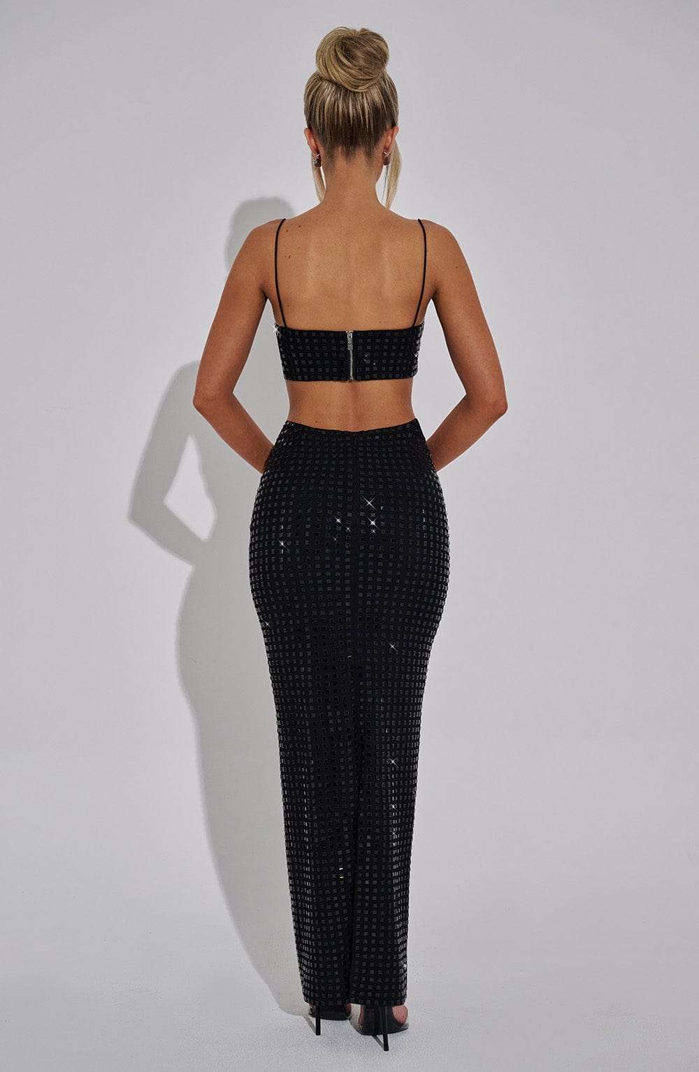 Dimity Maxi Skirt - Black Ryvelle