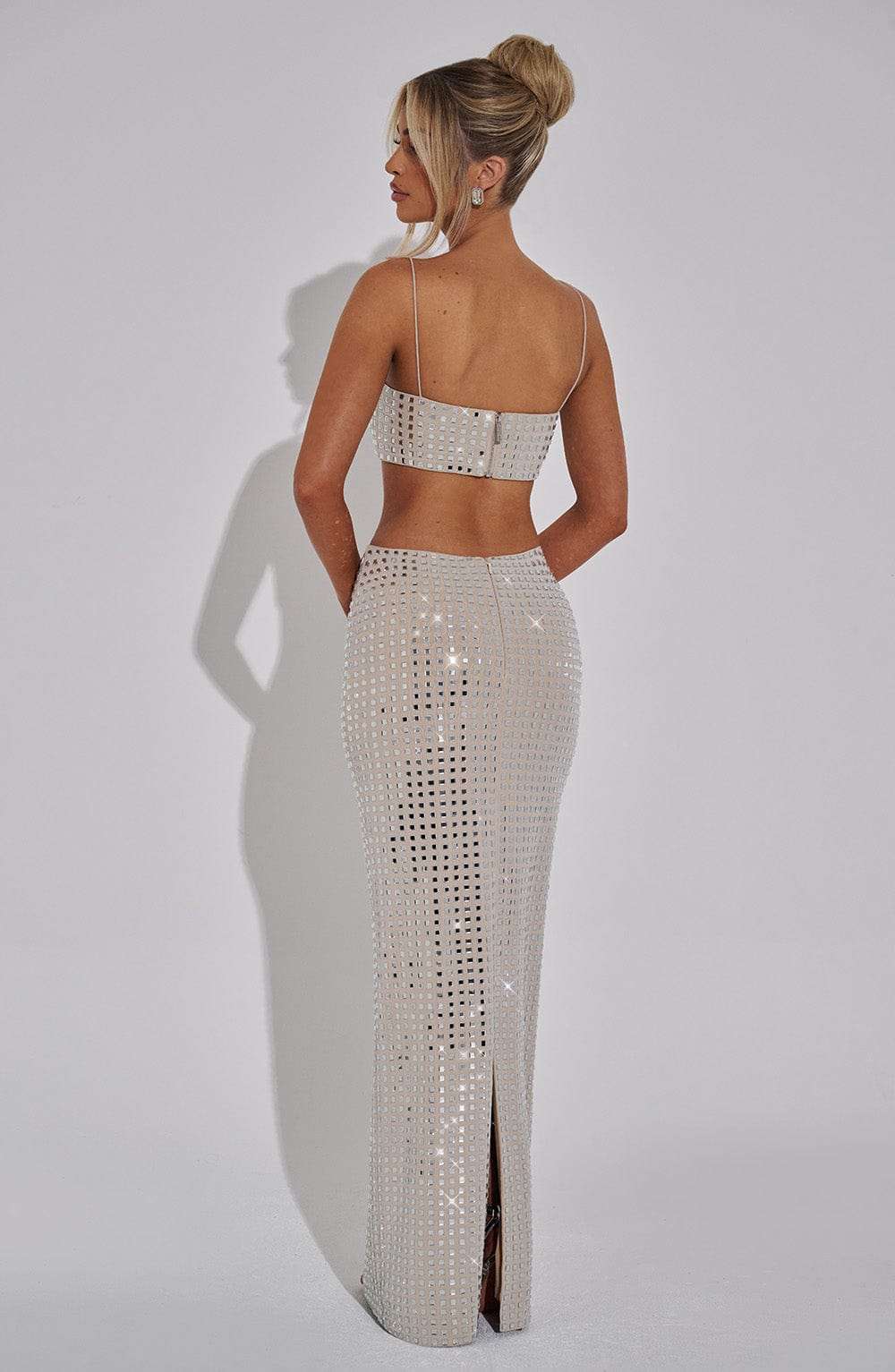 Dimity Maxi Skirt - Nude Ryvelle