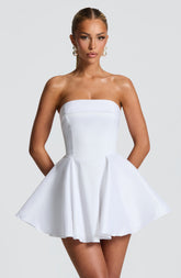 Dionne Mini Dress - Ivory Ryvelle
