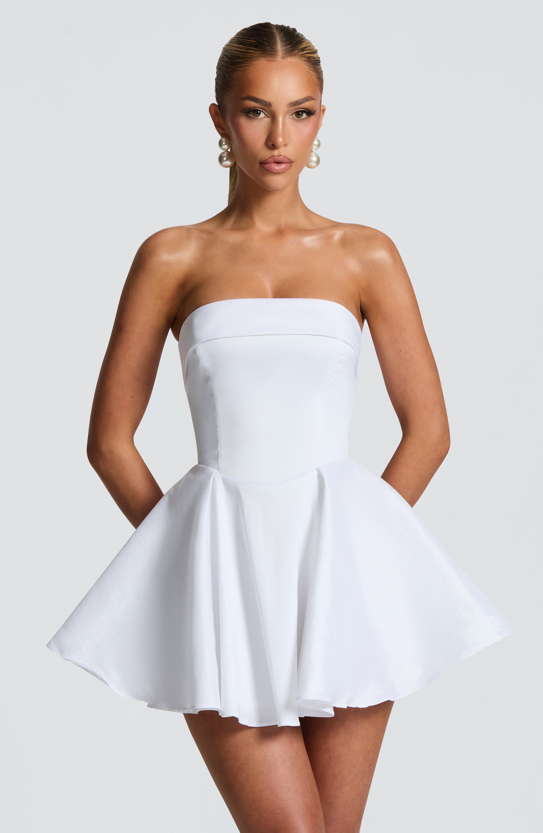 Dionne Mini Dress - Ivory Ryvelle