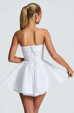 Dionne Mini Dress - Ivory Ryvelle