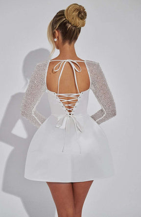 Dolly Mini Dress - Ivory Ryvelle