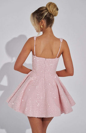 Dorothy Mini Dress - Blush Ryvelle