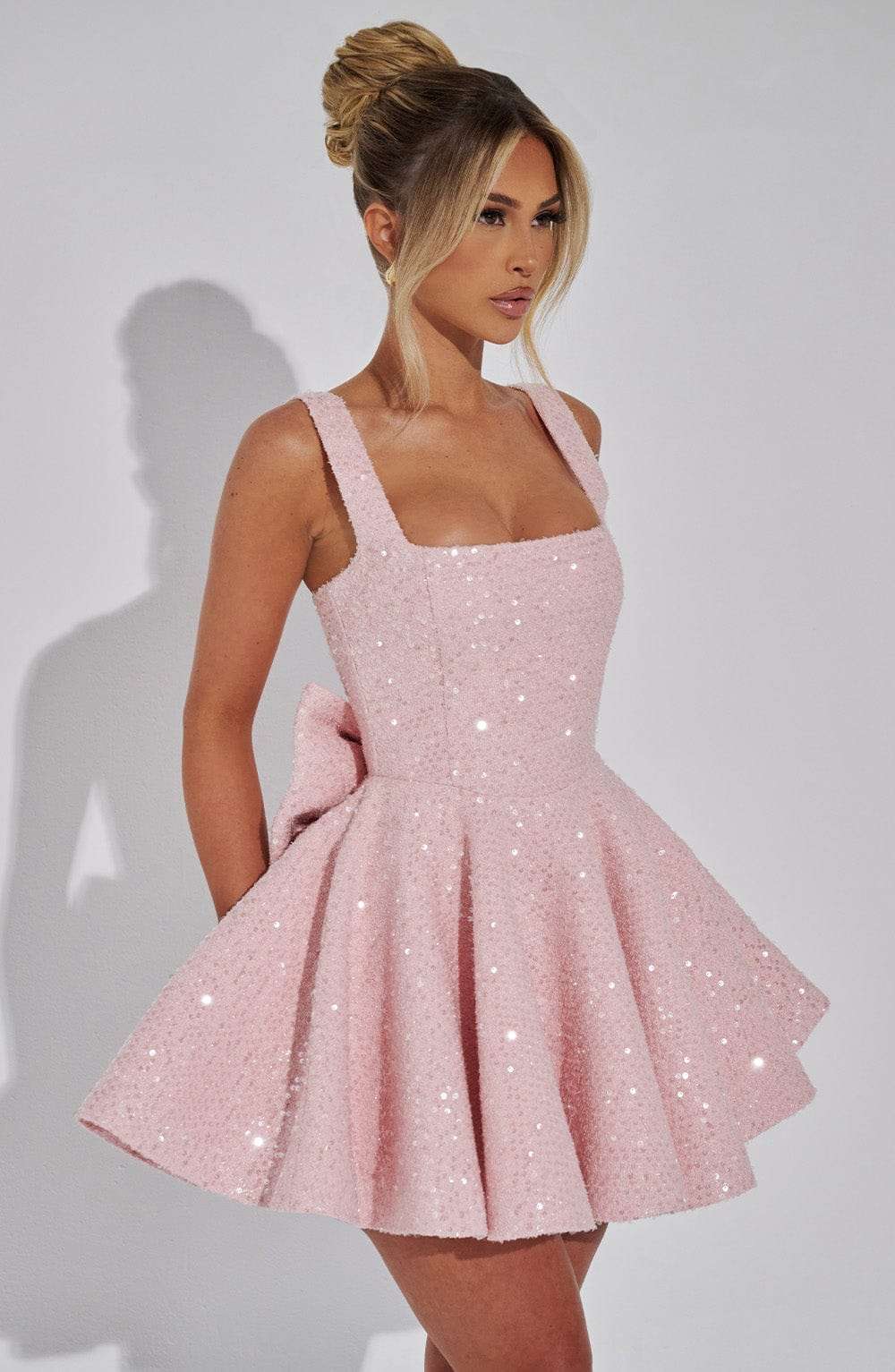 Dorothy Mini Dress - Blush Ryvelle