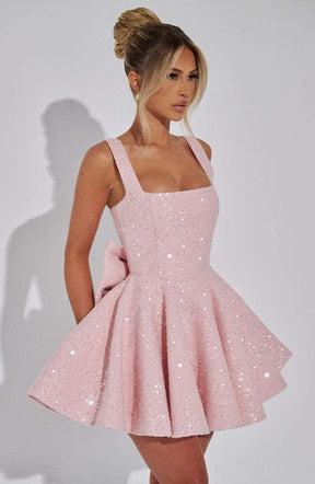 Dorothy Mini Dress - Blush Ryvelle