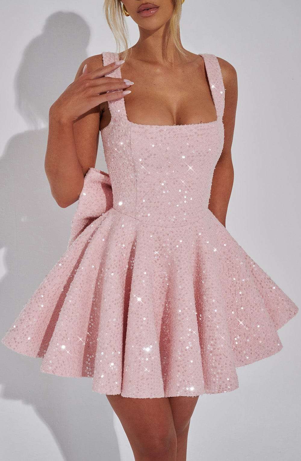 Dorothy Mini Dress - Blush Ryvelle