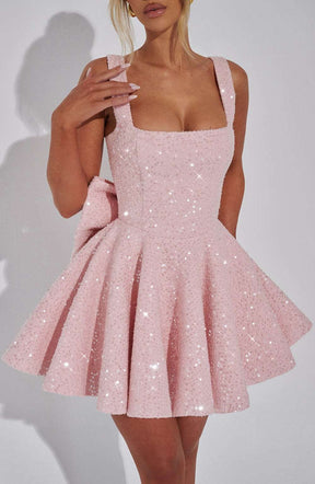 Dorothy Mini Dress - Blush Ryvelle
