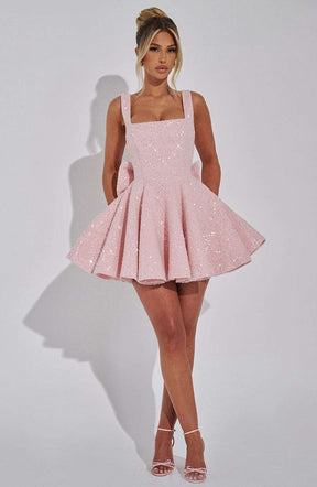 Dorothy Mini Dress - Blush Ryvelle