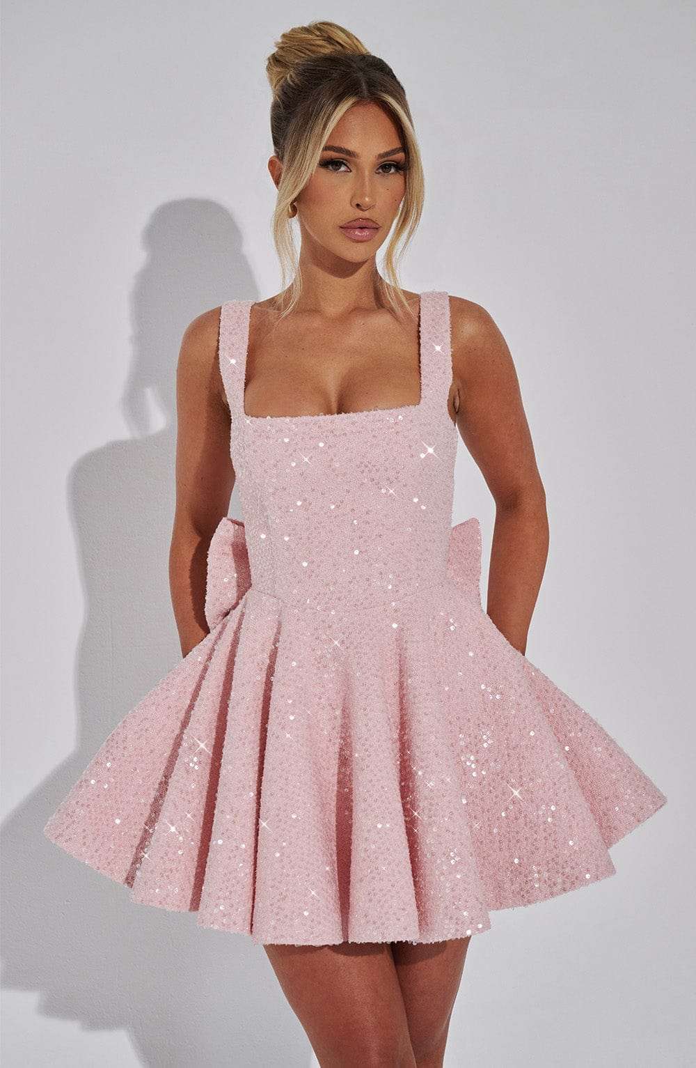 Dorothy Mini Dress - Blush Ryvelle