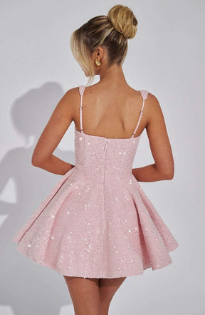Dorothy Mini Dress - Blush Ryvelle