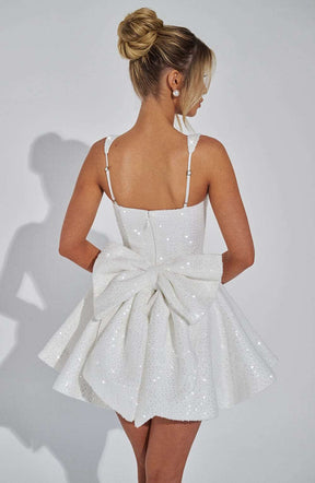 Dorothy Mini Dress - Ivory Ryvelle