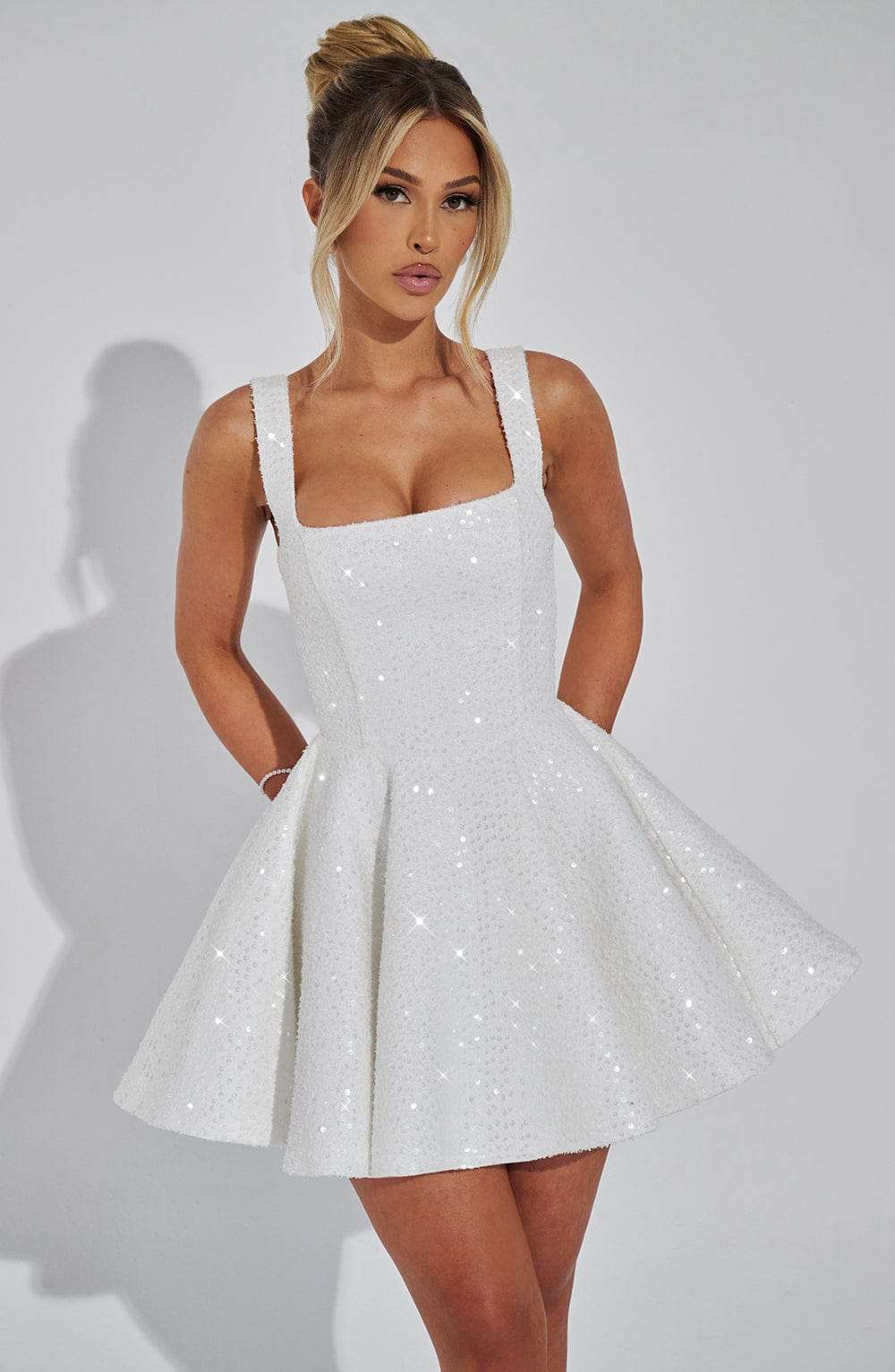 Dorothy Mini Dress - Ivory Ryvelle