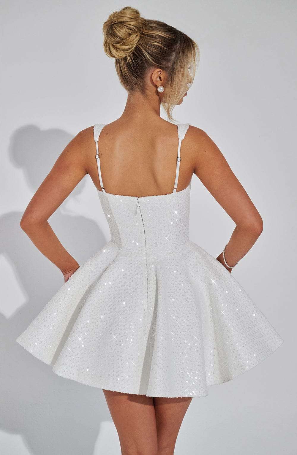 Dorothy Mini Dress - Ivory Ryvelle