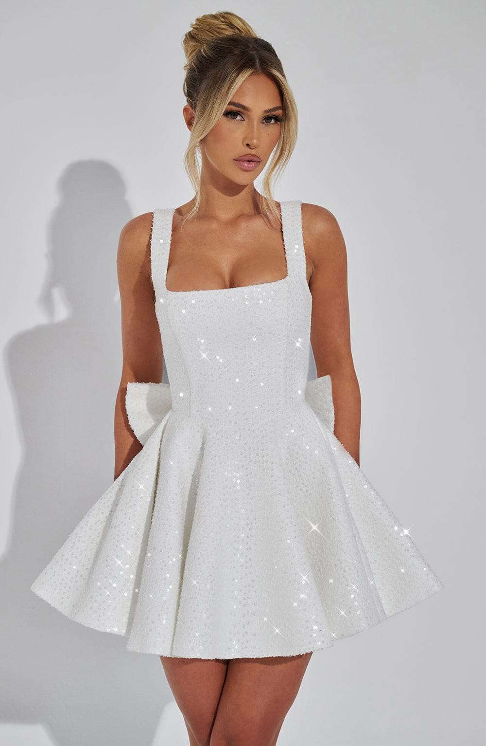 Dorothy Mini Dress - Ivory Ryvelle