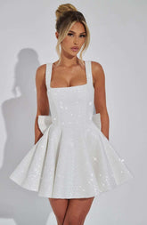 Dorothy Mini Dress - Ivory Ryvelle