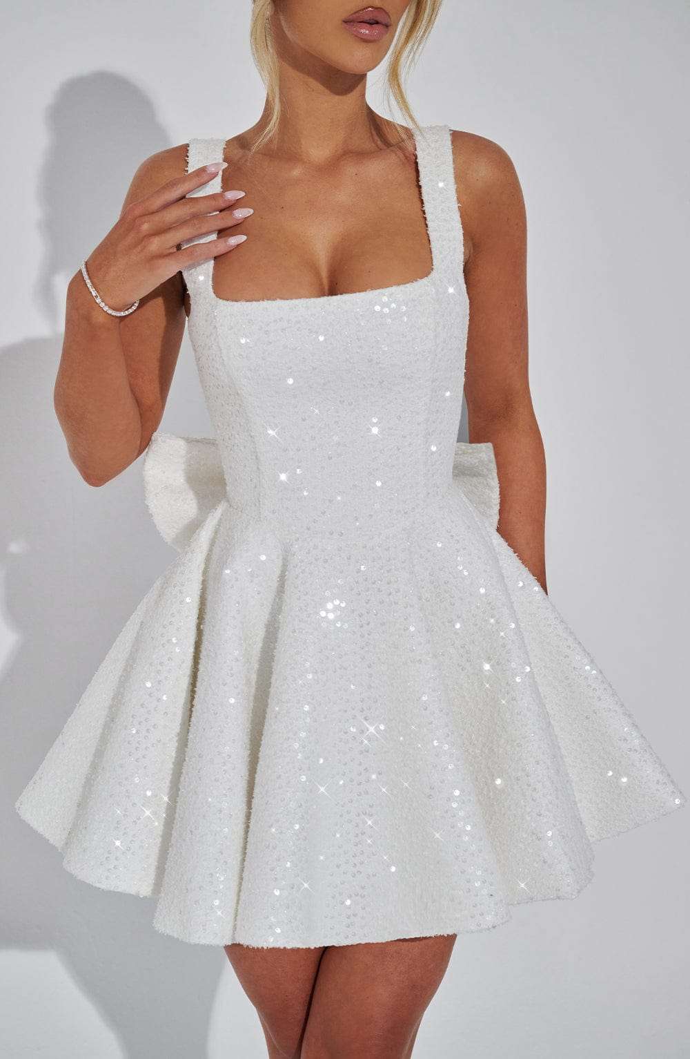 Dorothy Mini Dress - Ivory Ryvelle