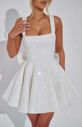 Dorothy Mini Dress - Ivory Ryvelle
