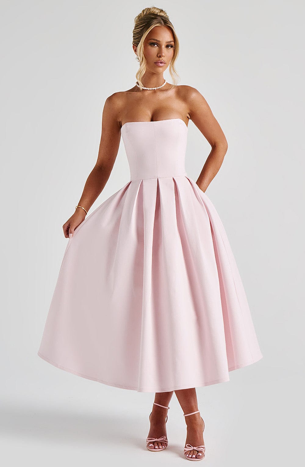 Robe Midi Edith - Blush