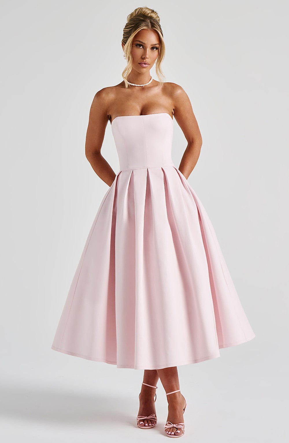 Robe Midi Edith - Blush