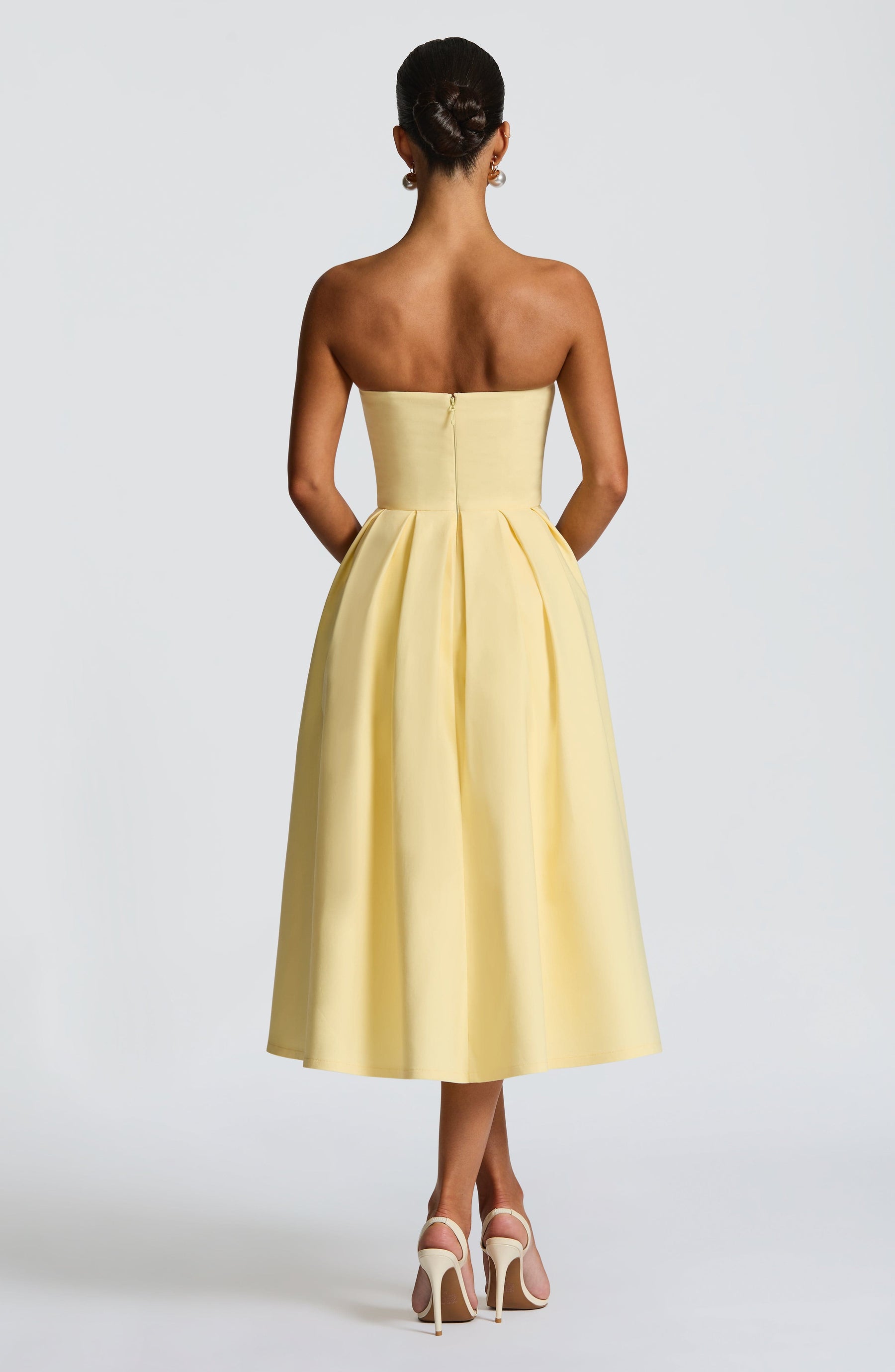 Edith Midi Dress - Lemon Ryvelle