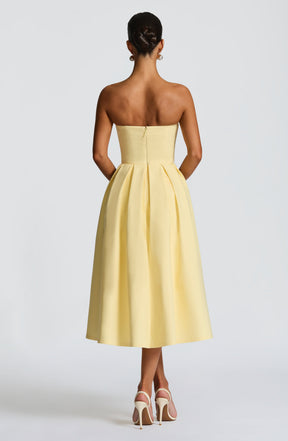 Edith Midi Dress - Lemon Ryvelle