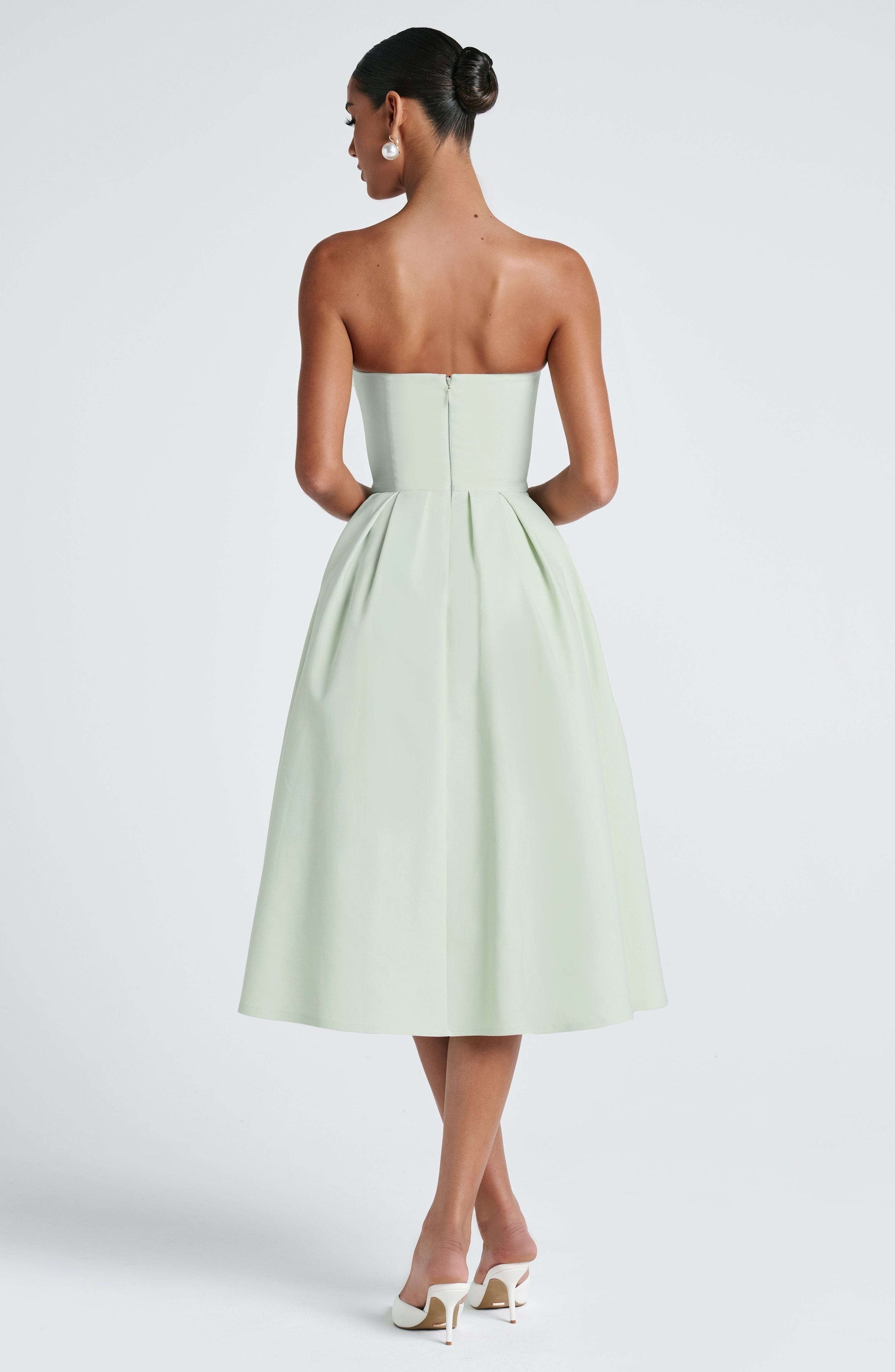 Edith Midi Dress - Mint Ryvelle
