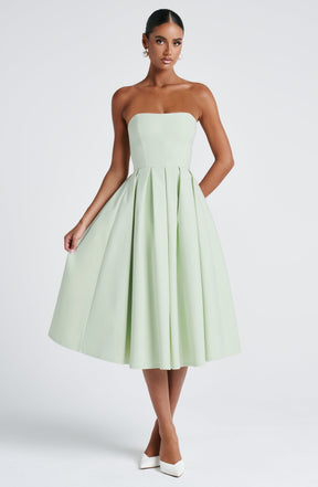 Edith Midi Dress - Mint Ryvelle