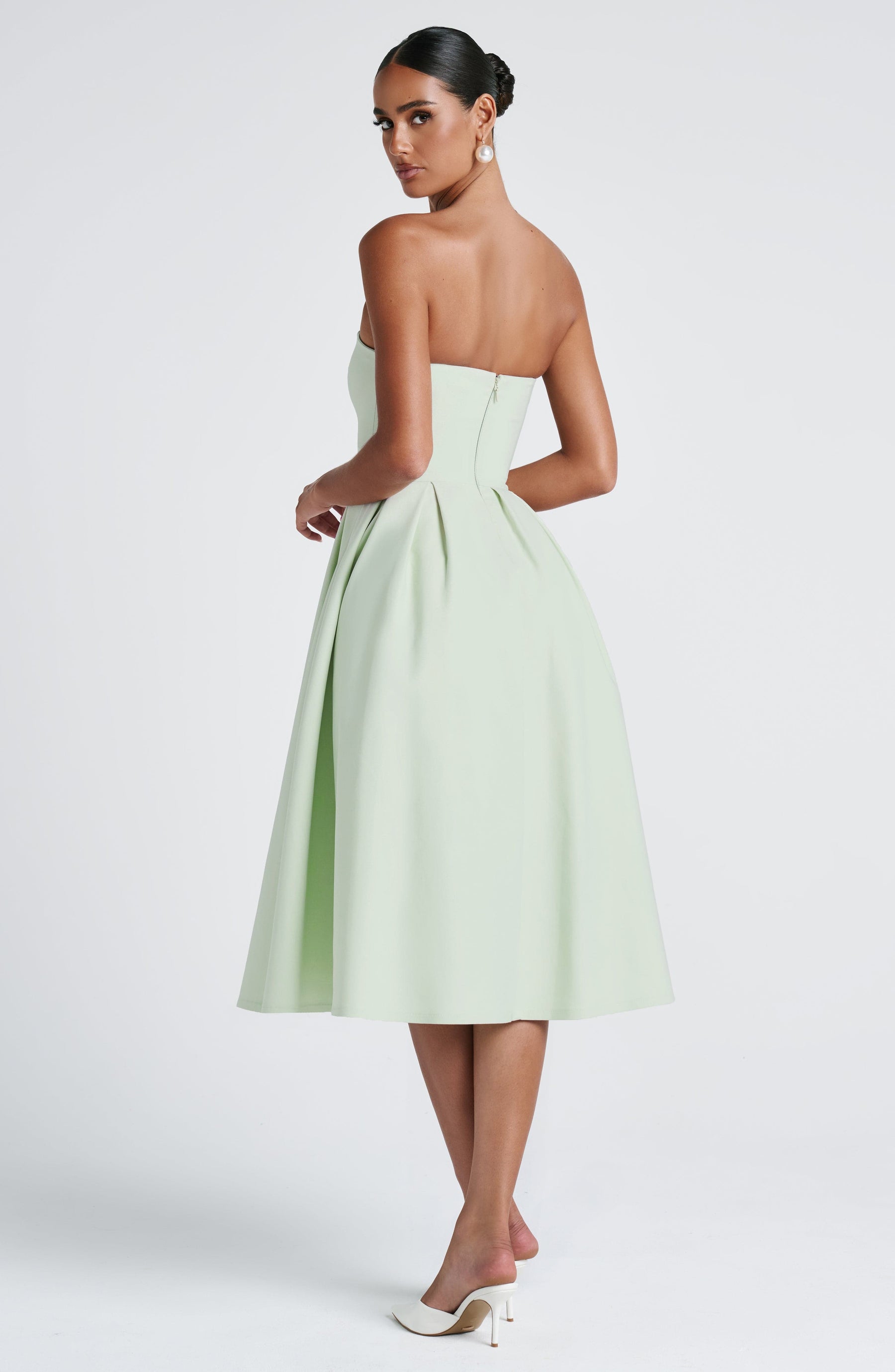 Edith Midi Dress - Mint Ryvelle