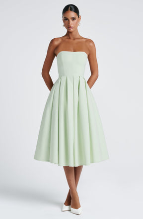 Edith Midi Dress - Mint Ryvelle