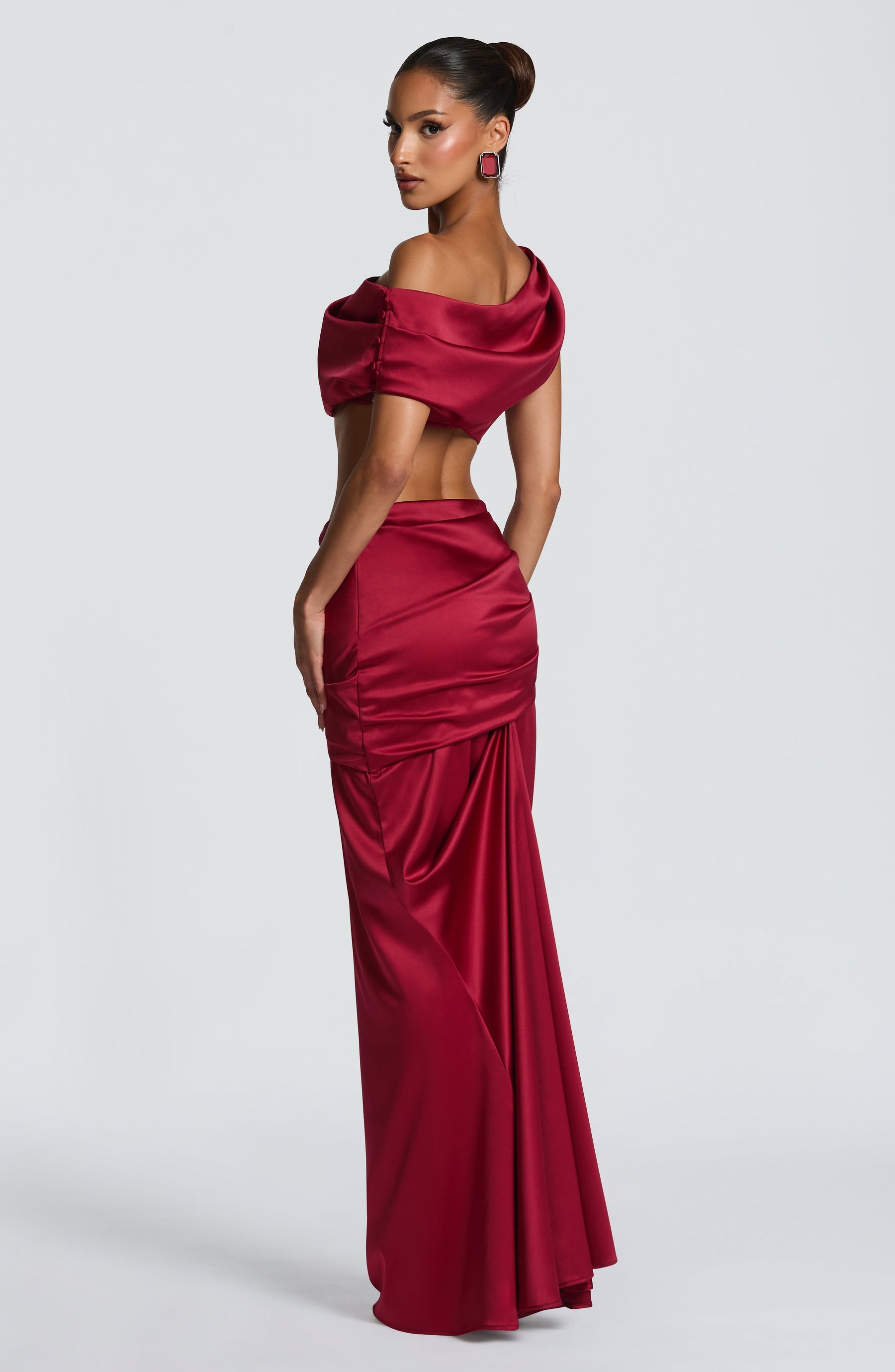 Edwina Top - Burgundy Ryvelle
