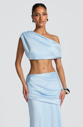 Edwina Top - Glacier Blue Ryvelle