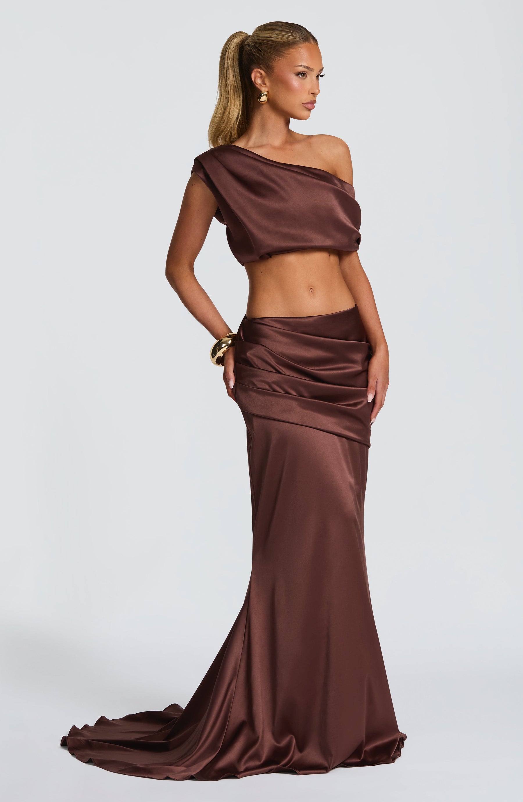 Edwina Top - Plum Brown Ryvelle