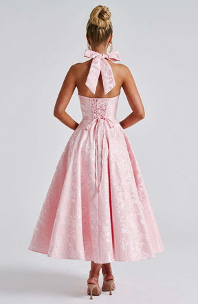 Effie Midi Dress - Blush Ryvelle