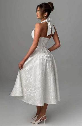 Effie Midi Dress - Ivory Ryvelle