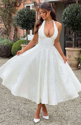 Effie Midi Dress - Ivory Ryvelle