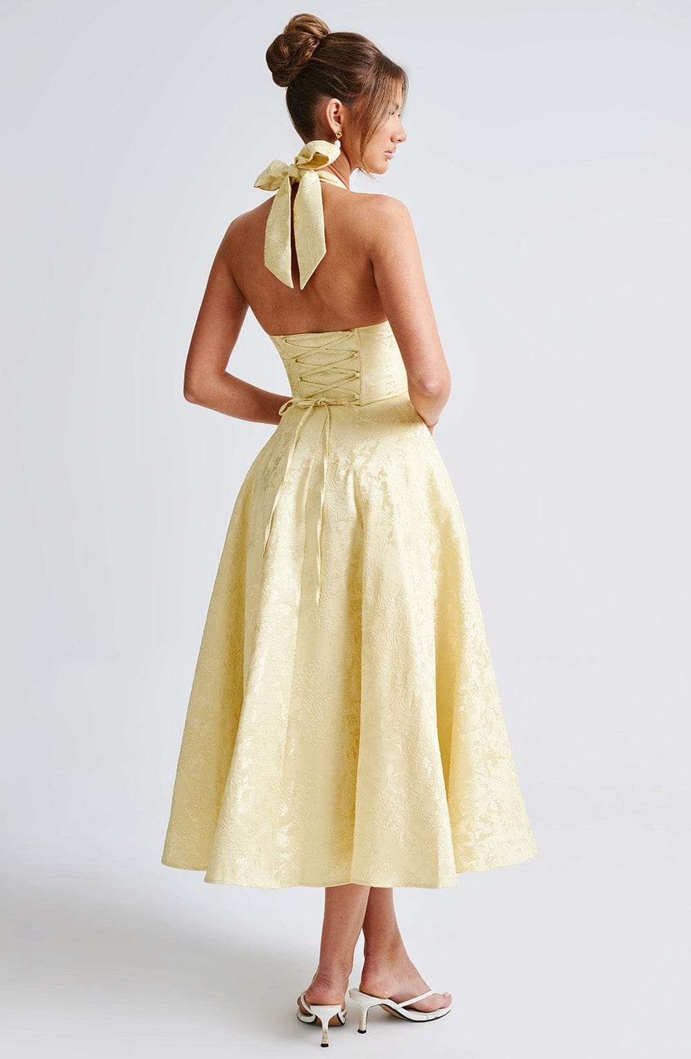 Effie Midi Dress - Lemon Ryvelle