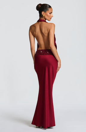 Eleni Bodysuit - Burgundy Ryvelle