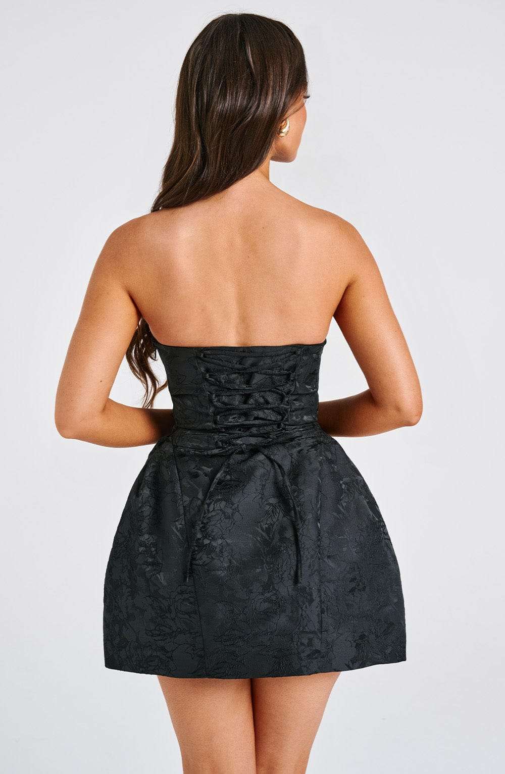 Elenora Mini Dress - Black Ryvelle