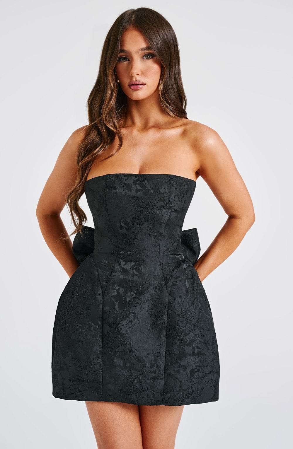 Elenora Mini Dress - Black Ryvelle